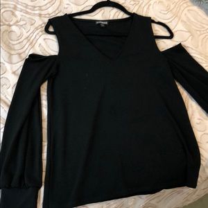 Express shoulder cut out top